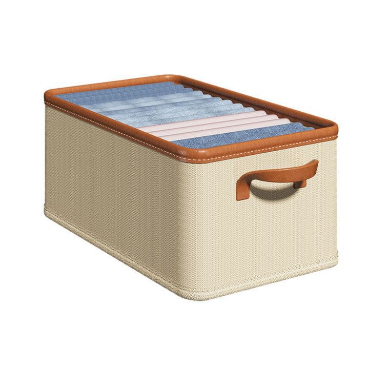 Caja de almacenamiento de ropa Caja de almacenamiento de calcetines de tela plegable Armario para el hogar Tipo de cajón Artefacta de almacenamiento de ropa