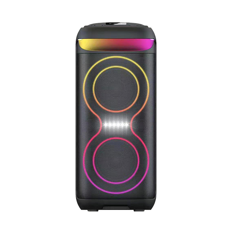 Altavoz Bluetooth colorido altavoz de baile cuadrado al aire libre inalámbrico de alto volumen al aire libre
