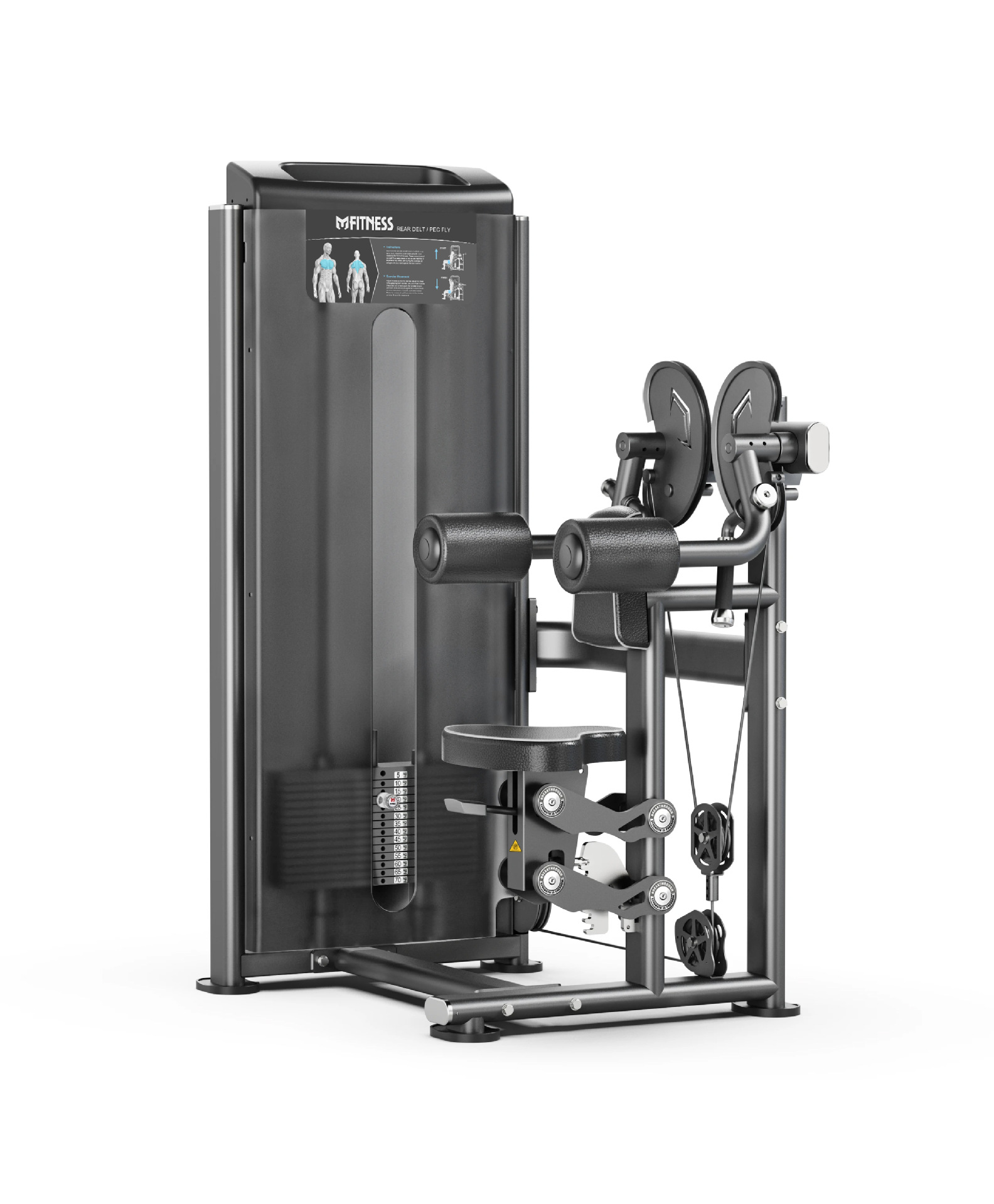 Máquina multifunción para press de pecho sentado con inclinación, press de hombros para gimnasio comercial, press de banca plana y levantamiento de hombros.