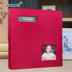 Guangmei cloth cover photo album baby and child growth commemorative album album laminated self-adhesive photo album diy