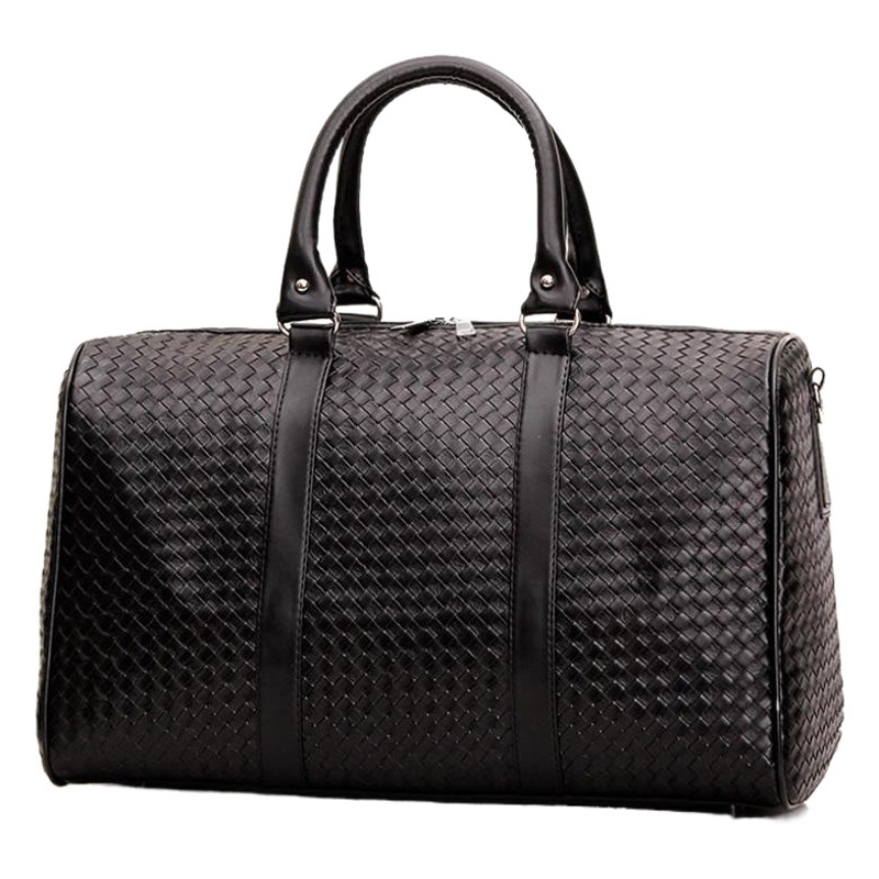 New Style Woven Portable Travel Bag Large Capacity Single Shoulder Luggage Bag for Men and Women Travel Bag Black Business Travel Bag