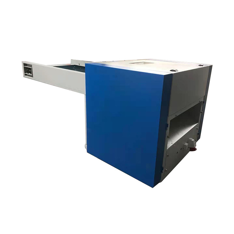 Dongguan fábrica PP algodón tela no tejida material de borde máquina de algodón felpa juguete sofá almohada automático abrelatas de algodón fábrica