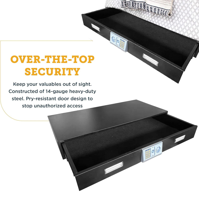 亚马逊床下密码柜防盗保险柜枪柜跨境专供产品美国枪柜