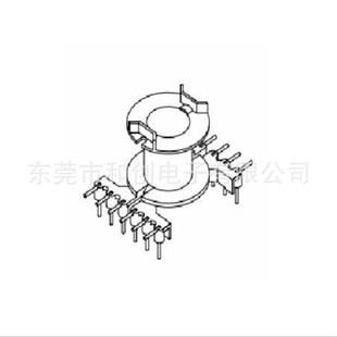 RM12 transformer skeleton RM12 high frequency skeleton vertical 6+6 pin L foot