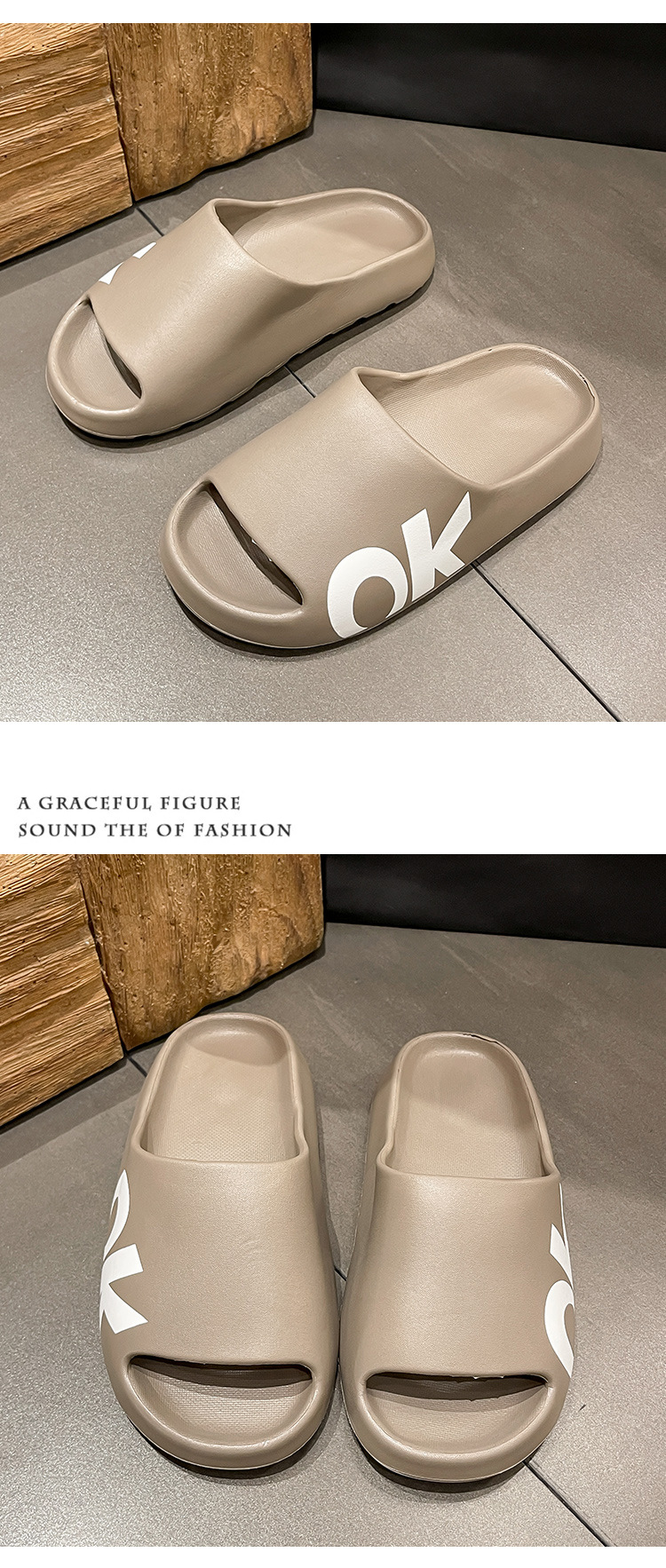 Trendy Men's Slippers With Thick Sole For Comfortable Summer Wear_voghion.com