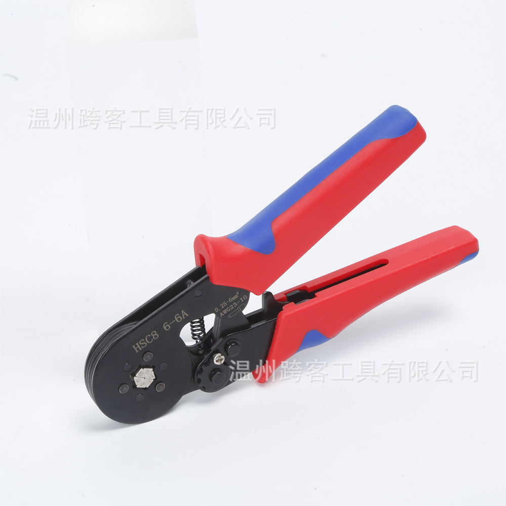 육각 6-6A (빨간색과 파란색 핸들 블랙 헤드)