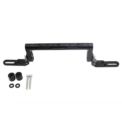 Aluminum Alloy Mirror Mount Balance Bar Electric Vehicle Motorcycle Modification Universal Multifunctional Extension Bar Phone Holder Crossbar (Other Electric Vehicle Accessories) - black