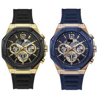 Manufacturer Wholesale Foreign Trade Cross-border Guess GS Silicone Analog Black Dial Men's Watch-Gw0263G4