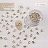 Diamond for manicure, accessory, white pony, decorations for nails, internet celebrity, wholesale