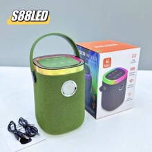 新品热销S88LEDTWS蓝牙音响迷你低音炮家用户外插卡便携式音箱