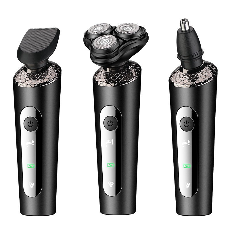 New Electric Shaver Multifunctional Three-In-One Full Body Washable Men's Shaver USB Rechargeable Shaver