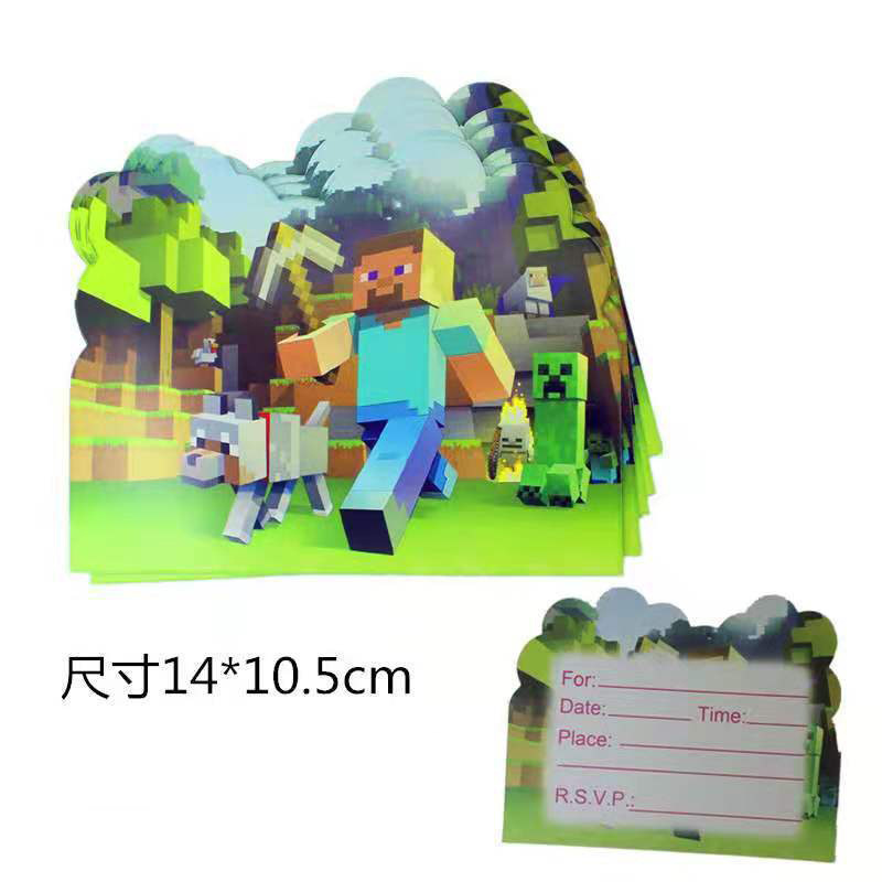 10 tarjetas de invitación/paquete