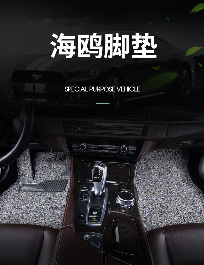Suitable for Byd Seagull 23-25 Wire Ring Floor Mats, Non-Slip, Wear-Resistant, Waterproof and Durable Car-Specific Floor Mats