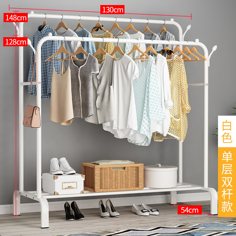 1 белый двойной столб 130 см. | 4 крючка для веток деревьев — цена 44,9 юаня.