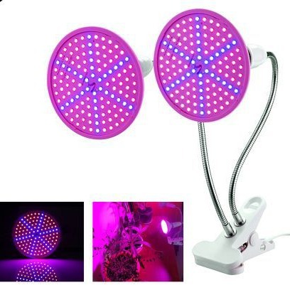 LED clip de la lámpara de crecimiento de las plantas 72 cuentas 126 cuentas 200 cuentas 290 cuentas de la planta de relleno de luz de flores suculentas para colorear