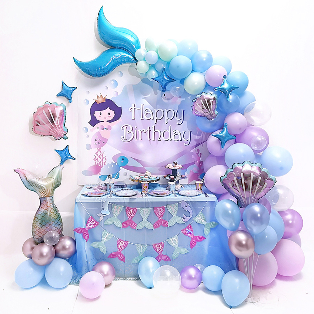 New Mermaid Theme Birthday Party Decorat...