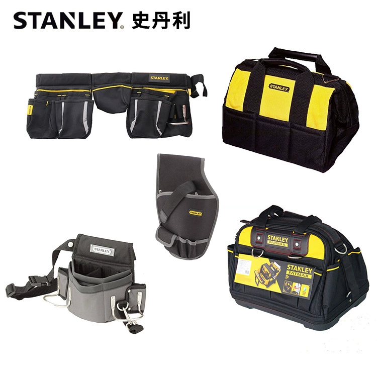 Tool Bag (Stanley) Waterproof Nylon, Tear-Resistant, Multiple Styles & Hard Base Options