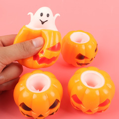 ハロウィン発散玩具　面白いカボチャ　捏ねるおもちゃ　幽霊　楽しい　面白いカボチャ　ストレス解消おもちゃ　卸売