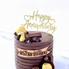 Cross -border new product wedding anniversary cake decoration acrylic cake account cake plug -in party supplies