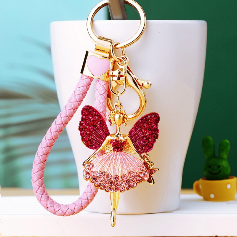 Lady Artistic Korean Style Butterfly Alloy Women's Bag Pendant Keychain display picture 2