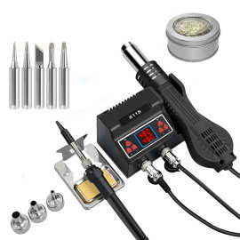 8118风枪焊台拆焊二合一带清洁球和焊接备用头