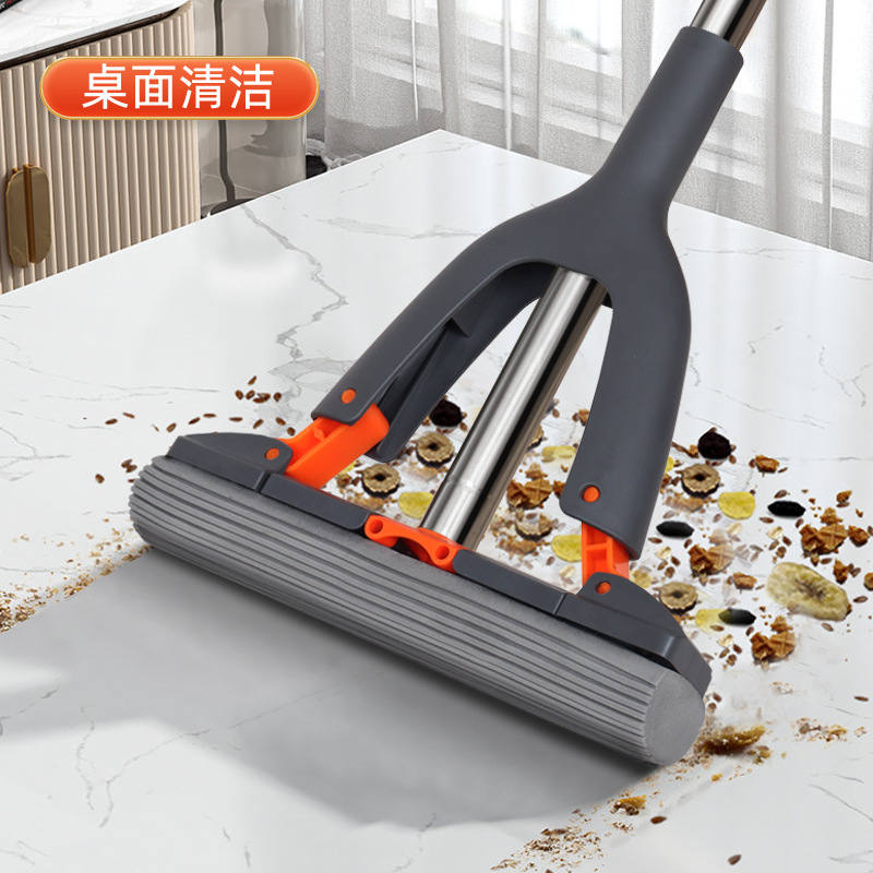 Hand-free Desktop Mini Mop Hand-held Hand-free 2025 New Household Toilet Sponge Absorbent Artifact