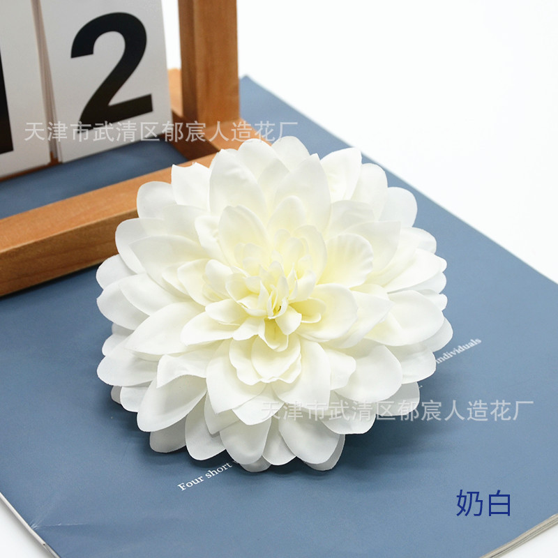 Pintura al óleo de flores de crisantemo simulación de flores de crisantemo de crisantemo DiDi sombrero sombrero de sol decoración flor caja de flores image 7