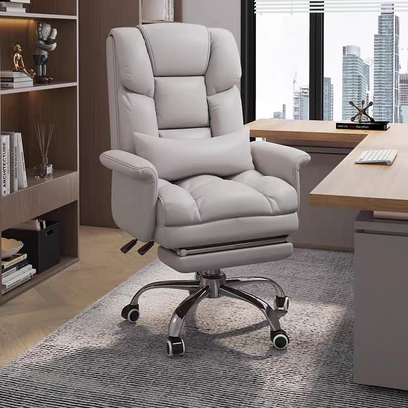 Boss Business Office Chair Home Backrest Comfortable Sedentary Lazy Sofa Leisure E-Sports Chair Computer Leather Seat Boss Business Office Chair Home Backrest Comfortable Sedentary Lazy Sofa Leisure E-Sports Chair Computer Leather Seat
