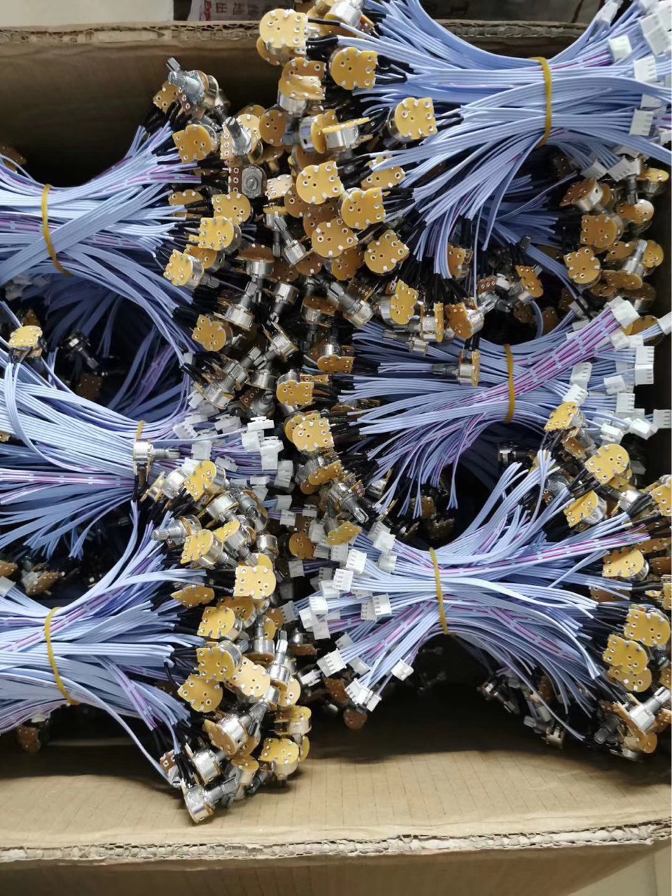 厂家直销加湿器控制板用焊线245长B5K带开关电位器