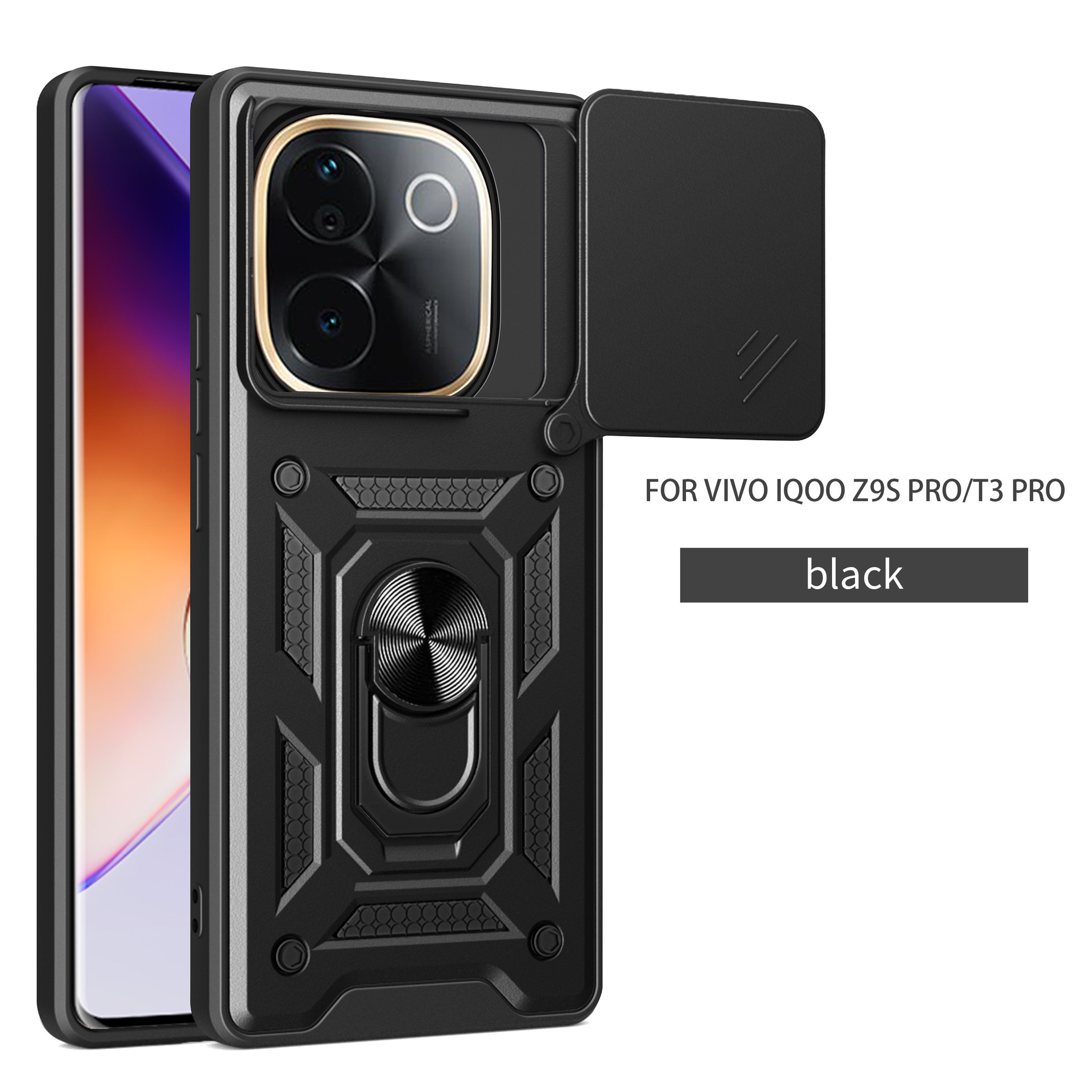 Logotipo personalizado, camuflaje de armadura de z9s Pro TPU + PC armadura de caso de teléfono móvil anticaída absorción magnética