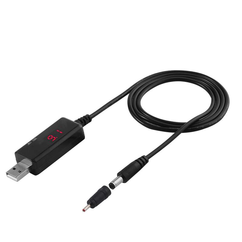 USB to Dc5.5/3.5Mm Router Optical Cat Booster Cable 5V Booster to 9V12V Charging Cable