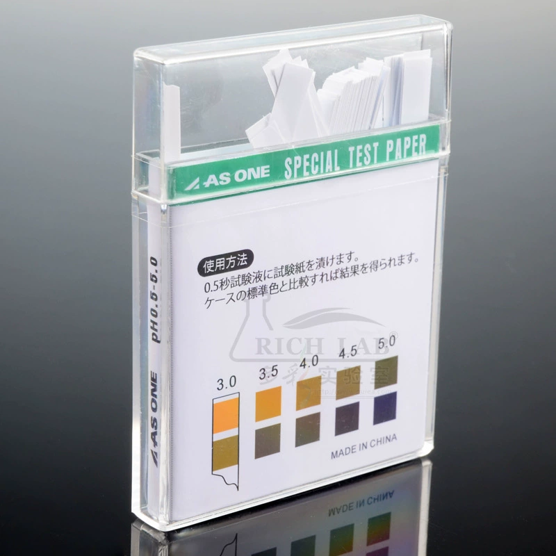 Японская тестовая бумага ASONE в штучной упаковке PH 5,5-9,0 Косметическая моча человека кислотно-базовая тестовая бумага