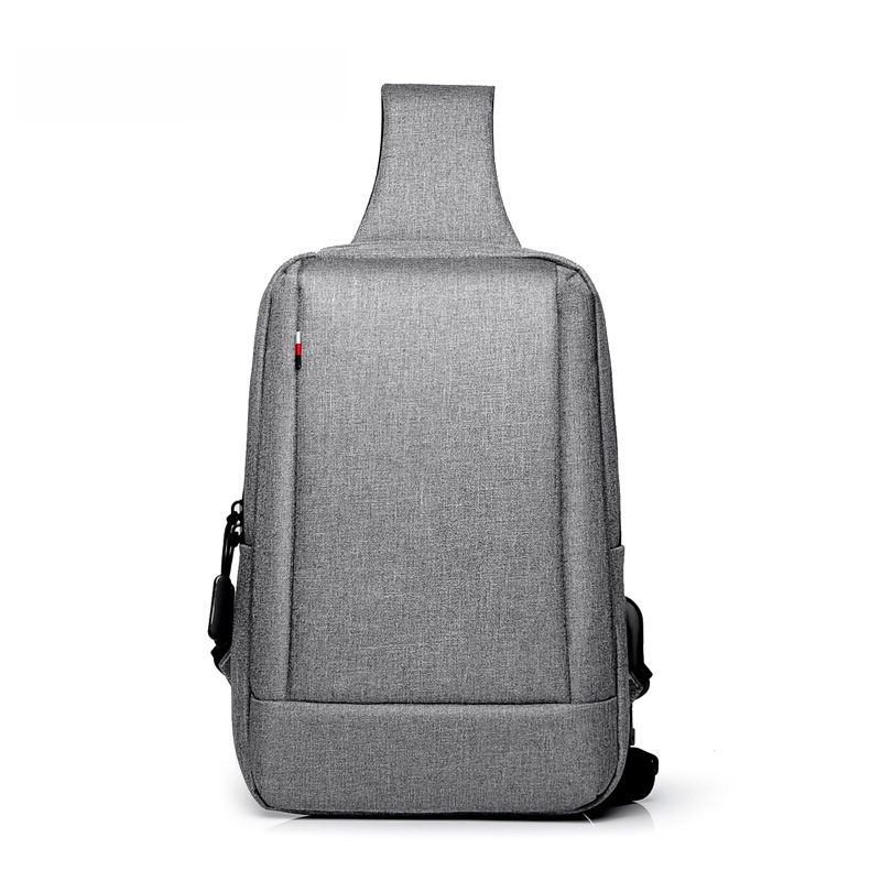 2024 New Men's Waterproof Oxford Cloth Chest Bag Business Casual Single Shoulder Bag Large Capacity Crossbody Bag Wholesale