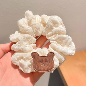 Corea del Sur Internet celebridad corbata Cola de Caballo Linda cuerda de pelo floral Plaid tie cabeza de pelo niña de las flores Daisy cuerda de pelo intestino grueso anillo de pelo