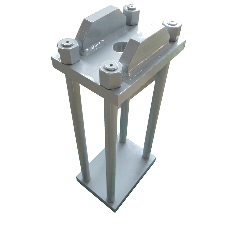 Máquina de desmontaje de eje vertical de rótula de dirección neumática con marco hidráulico de presión para desmontaje sin esfuerzo.