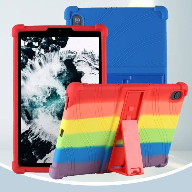 Suitable for Lenovo tab6 tablet protective case 10.3-inch A101LV simple drop-resistant bracket silicone protective case