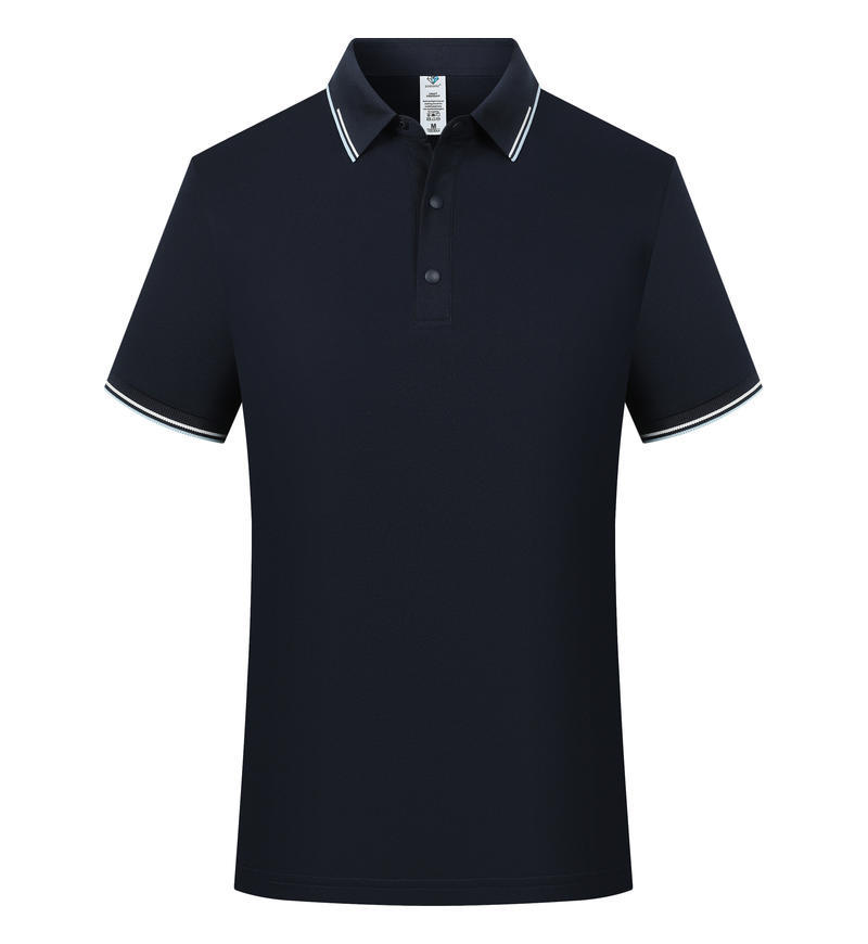 Camiseta polo personalizada de tamaño transfronterizo camiseta de trabajo camiseta cultural bordada logotipo revestido vestido de trabajo de manga corta personalizado