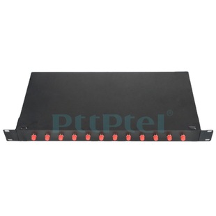 PTTP PUtian Taiping 12-port 19" Inch 1U Rack-moUnted 12-core FC Fiber Patch Panel/optical Cable Terminal Box