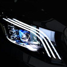 适用于适用于奔驰新威霆大灯总成改装V级迈巴赫流水转向LED激光日