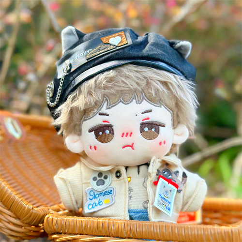Wang Yibo Cotton Doll Normal Body Original Yebojiang 20cm Doll Plush Doll Classmate Gift