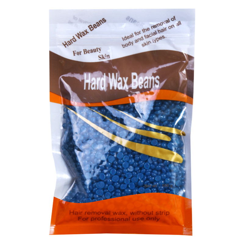 100g depilación cera de abeja sin papel tabletas de terapia de cera sólida 10 Selección de sabor crema depilación cera caliente cera dura frijoles