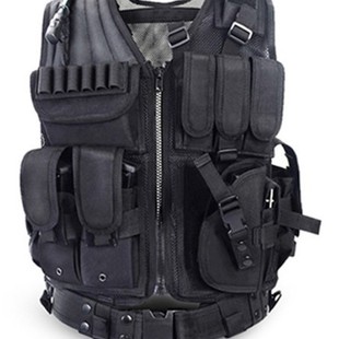 Outdoor Equipment Amphibious Tactical Vest Multi-Functional Wear-Resistant Breathable Mesh Cs Tactical Protective Vest