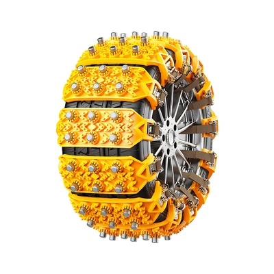 Factory direct car tire emergency Tire snow chain - yellow-single-pack-9797b