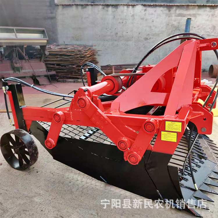 当归人参苦参收获机药材出土机多缸拖拉机带动甘肃甘南地区用