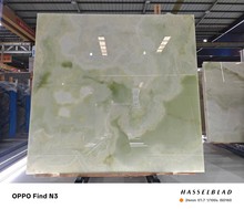 冰青玉石设计选品背景墙面 天然透光奢石餐桌茶几岛台小尺寸