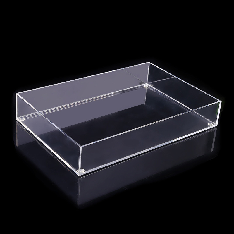 Factory wholesale acrylic storage box acrylic rectangular plexiglass box custom acrylic photo frame