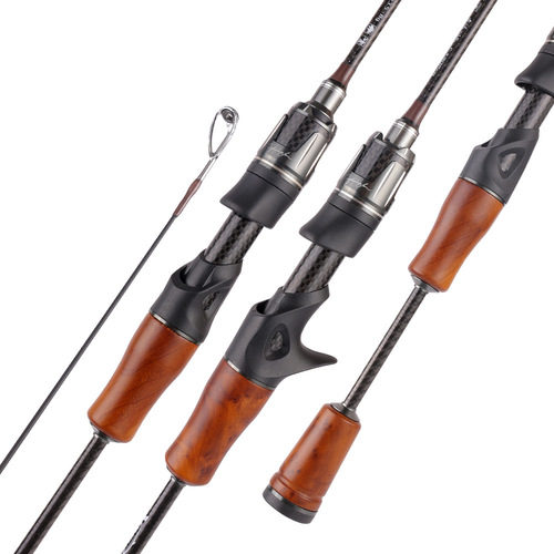 Skimming Shark|Weiwu Horse Mouth Rod Solid Wood UL Adjustment Luya Rod Fishing Rod Carbon Solid Soft Fishing Rod Weihai