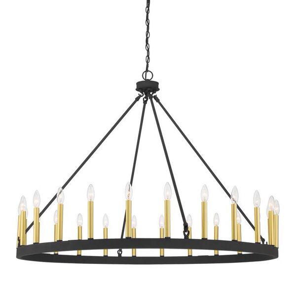 Country retro round ceiling lamp for living room