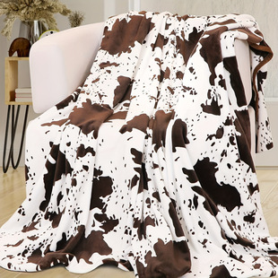 T 23524 Cow Print Nap Blanket ��ţ�y��˯ë̺�羳���Q���l