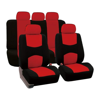 Wholesale – Universal seat cover - red-2-piece-set-front-single-seat